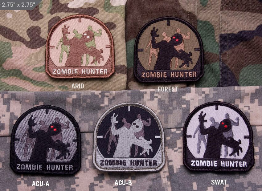 Milspec Monkey MSM Patch Morale ZOMBIE HUNTER - MULTICAM - ARID pattern - NEW