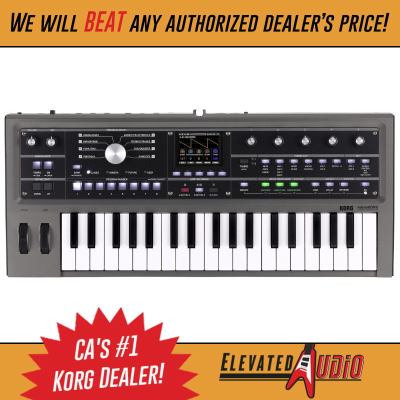 Korg microKORG 2 + Vocoder Keyboard SYNTHESIZER, B-Stock, MINT condition!!