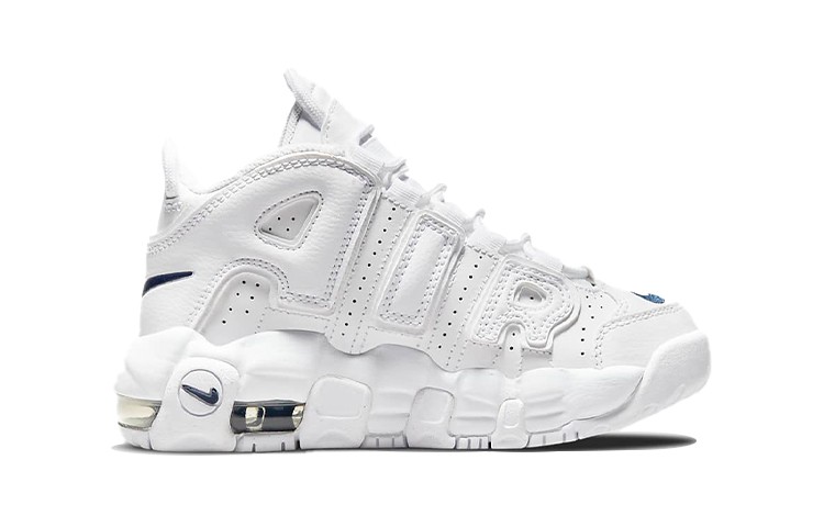 Nike Air More Uptempo Mid White Midnight Navy - DH9723-100