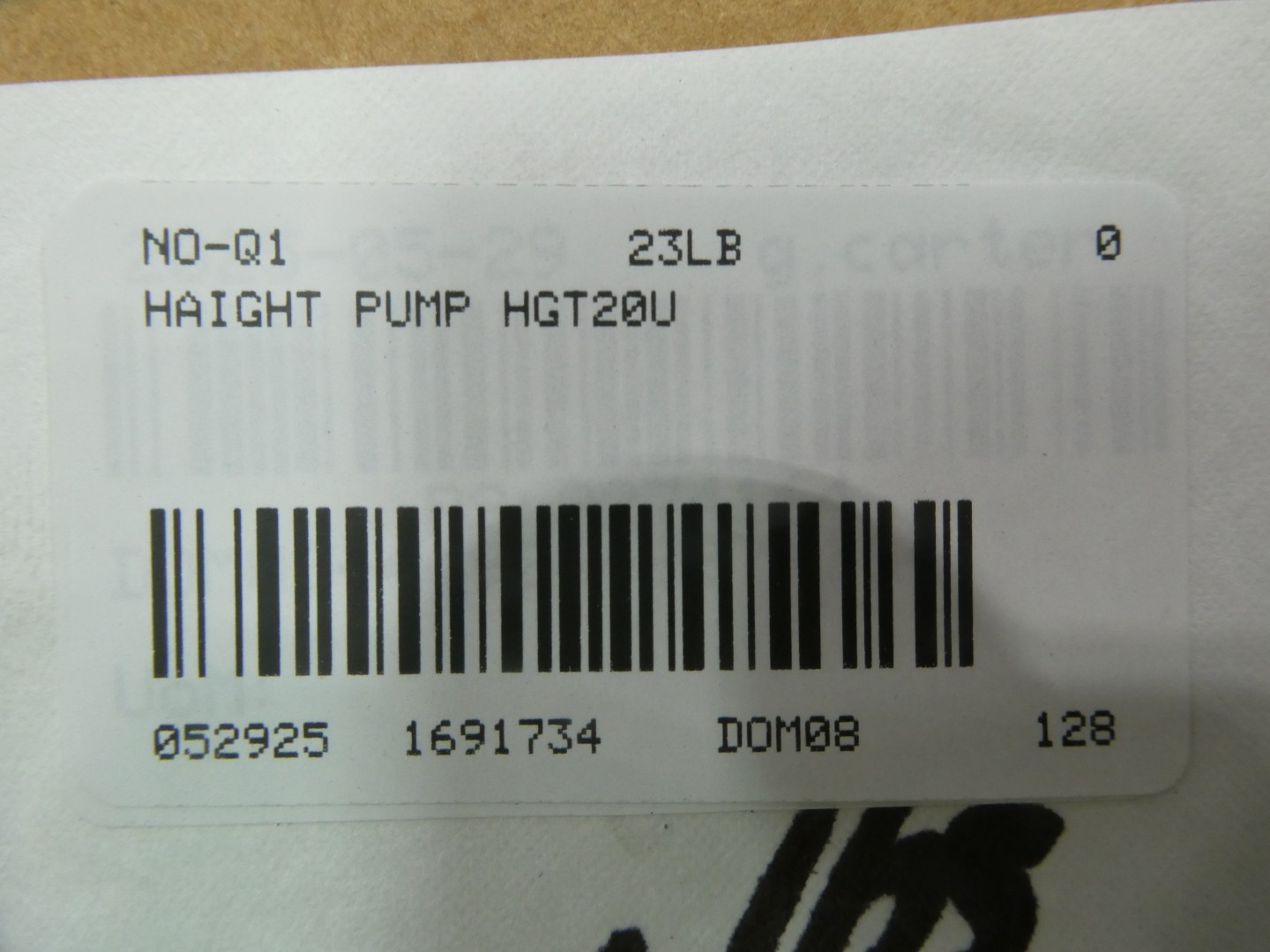 Haight Pump HGT20U Hydraulic Gear Pump