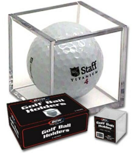 One (1) BCW Polystyrene Golf Ball Square holder stackable cube