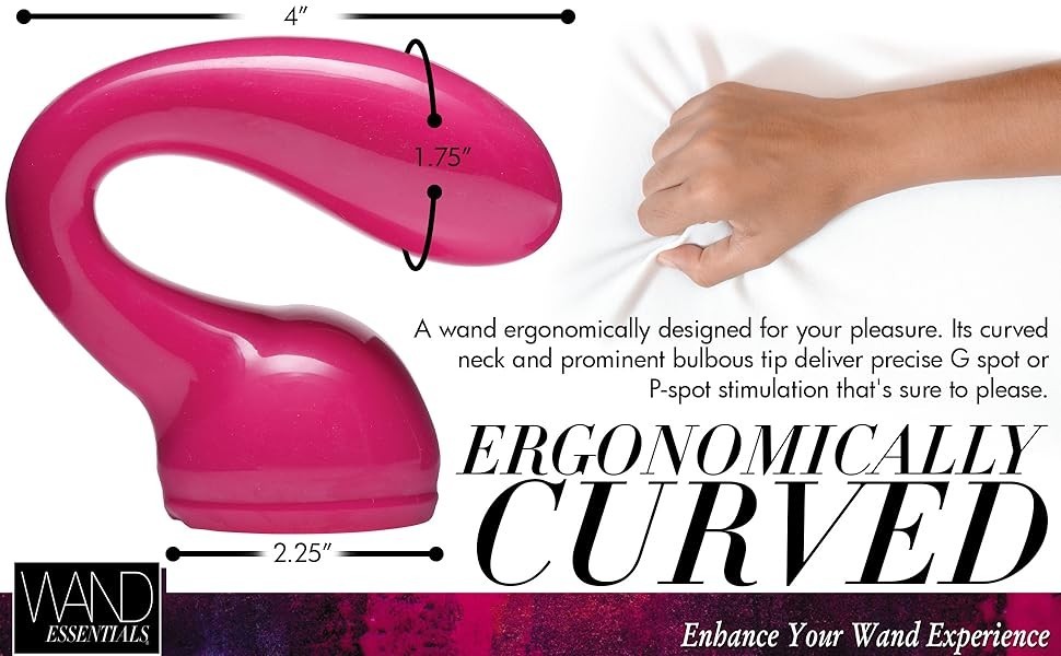 Deep Glider Wand Massager Attachment G Spot P Spot Prostate Dildo Essentials New