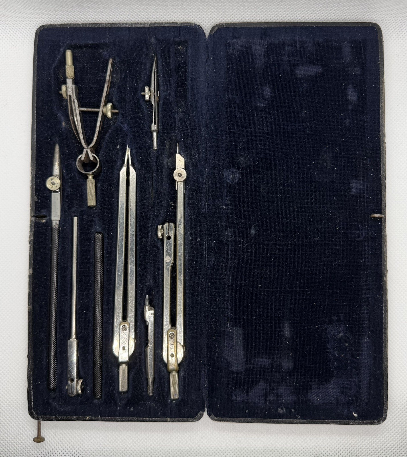 Vintage Boxed Technical Drawing Engineering Compass Set Ecobra Tools Germany