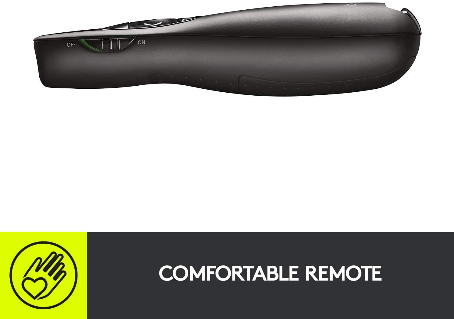 Wireless Presenter R400, USB-A Powerpoint Clicker with Laser Pointer, Wireless P
