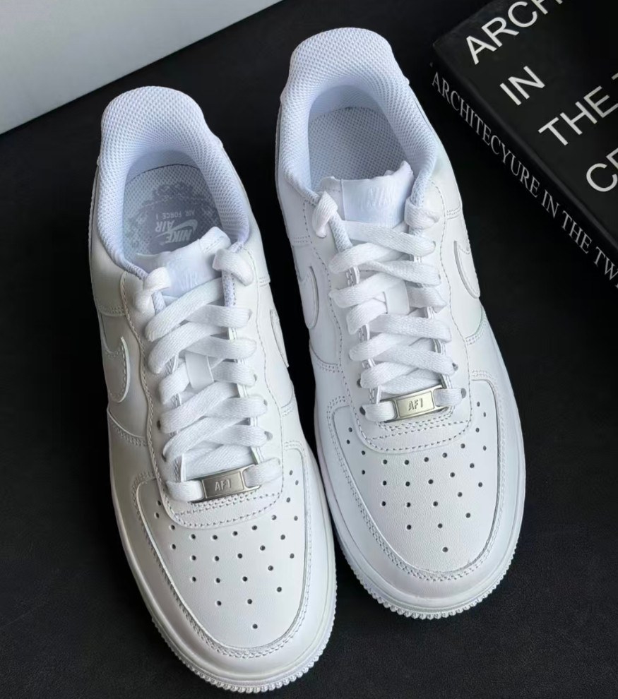Nike Air Force 1 Low Top "Triple White" Classic Sneakers US Size 7-12