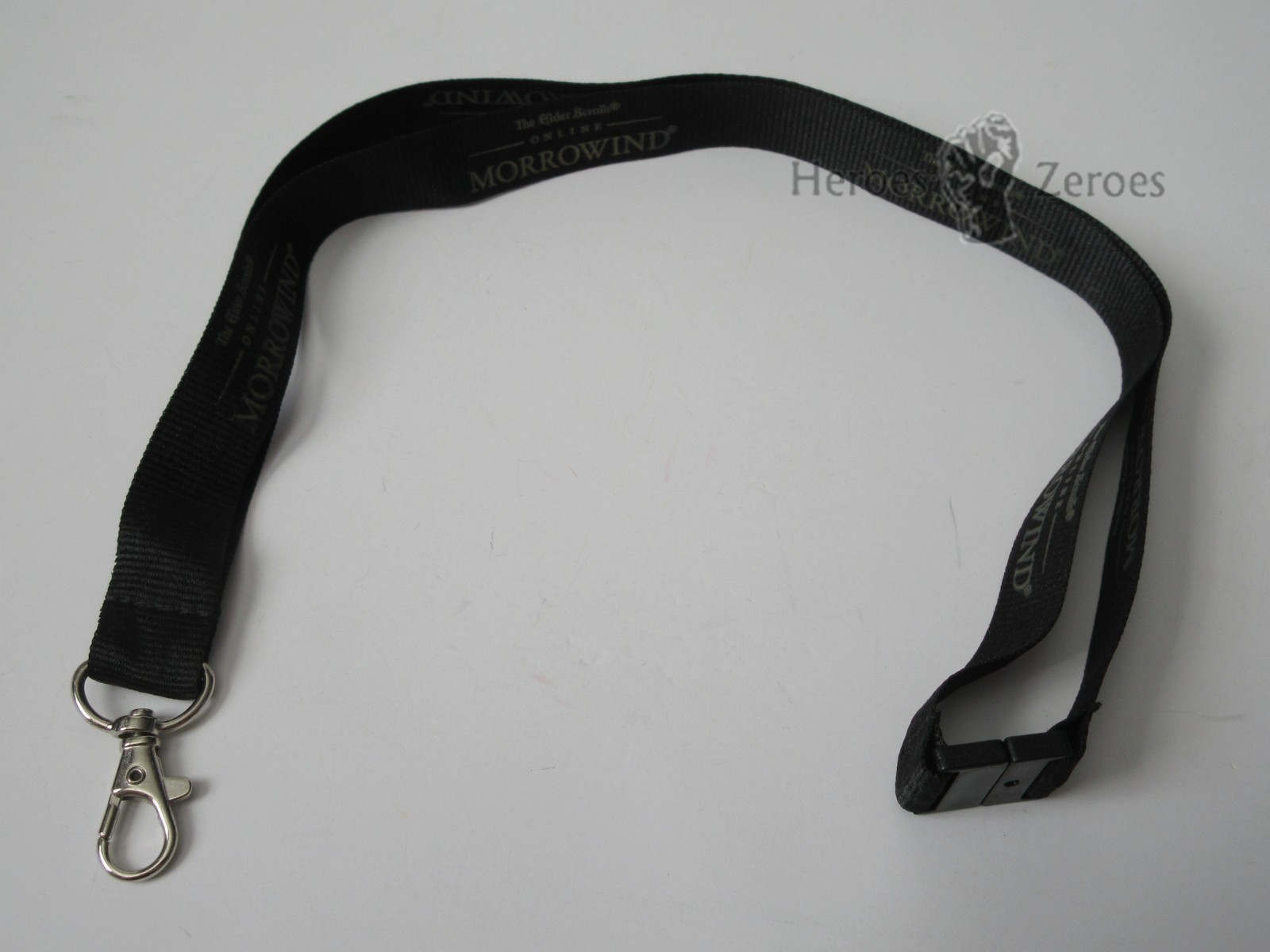 The Elder Scrolls Online Morrowind Black Lanyard with Clip