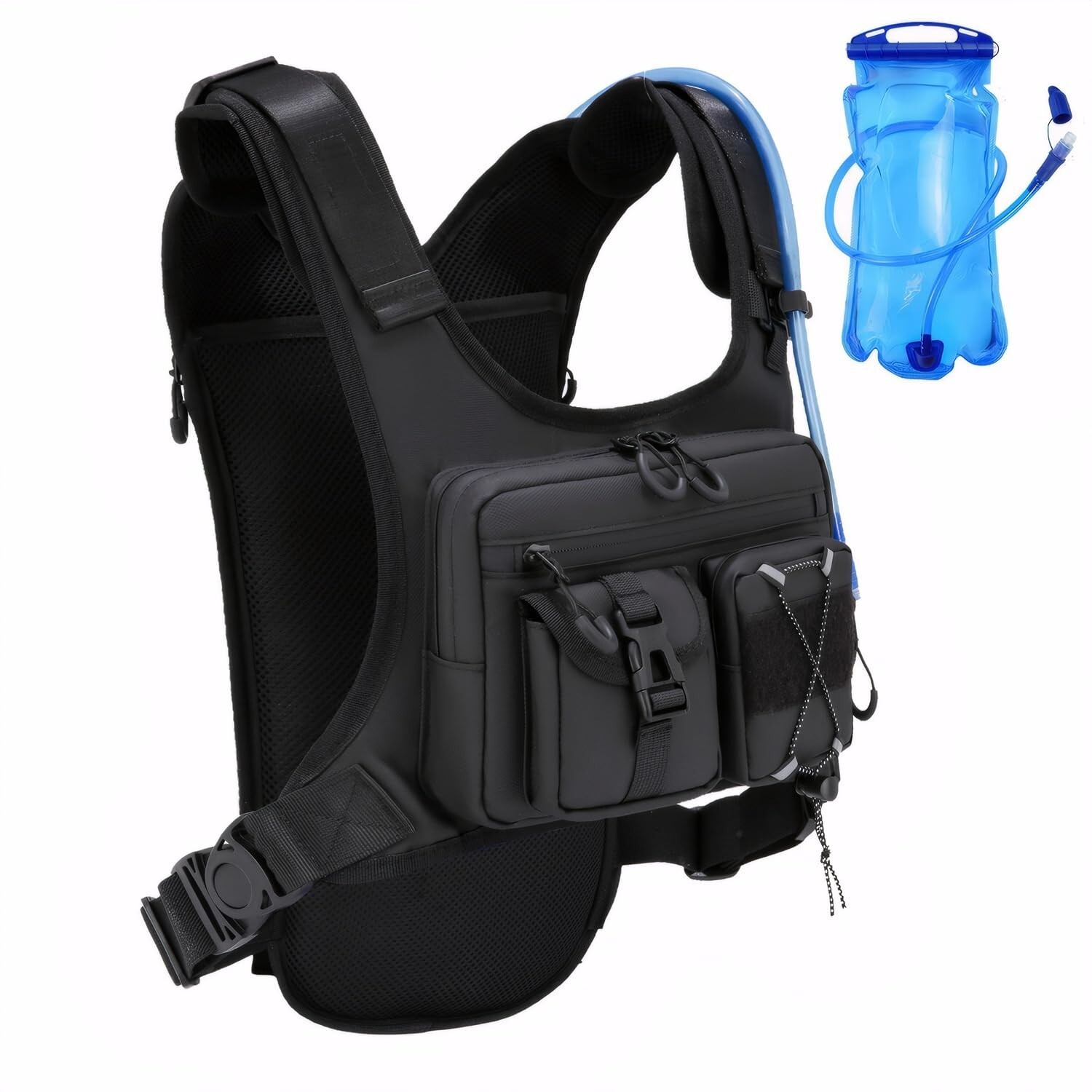 USA Original Patent Running Hydration Vest Backpack, Lightweight Chest Pack w...