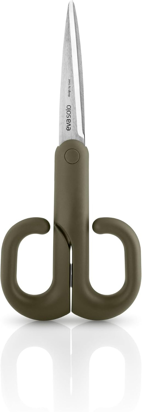 Green Tool Kitchen Scissors Designed for Use  Left-Handers and Right-Handers