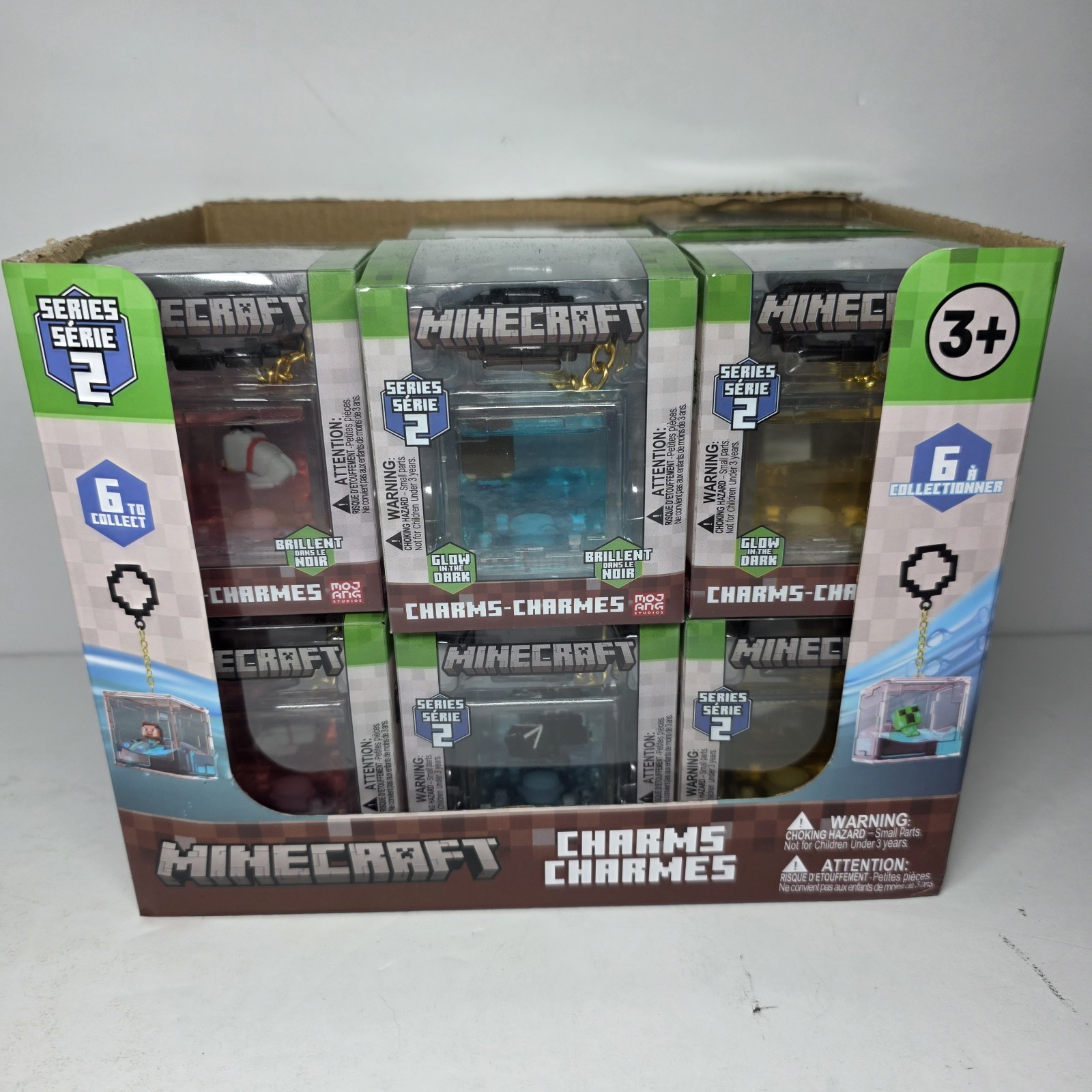 Minecraft Glow In The Dark Charms Series 2