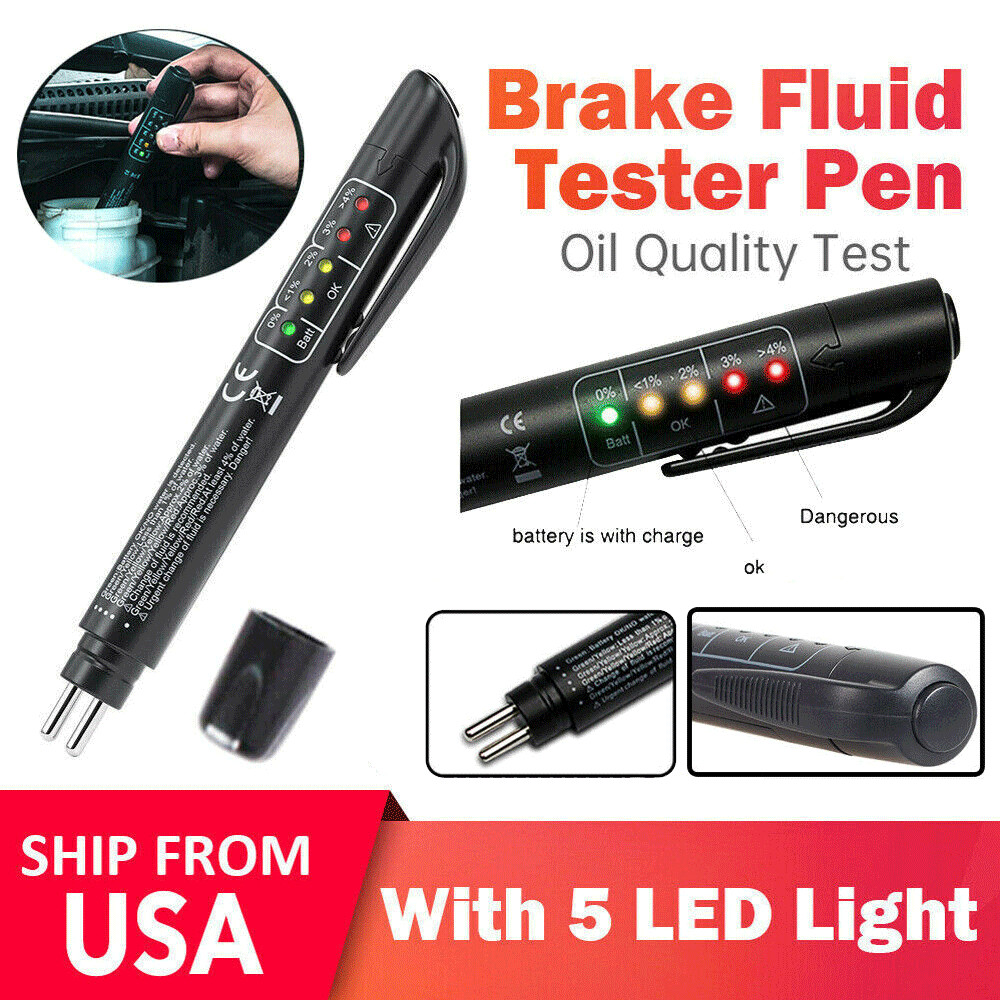 Brake Fluid Liquid Oil Moisture Tester Pen Car Testing Tool For DOT3 DOT4