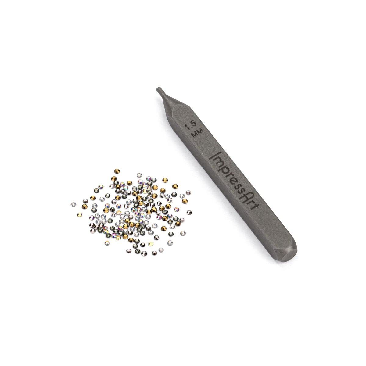 Metal Stamping Punches Sophisticated Sparkle Neutral Mini Crystal Setter Kit