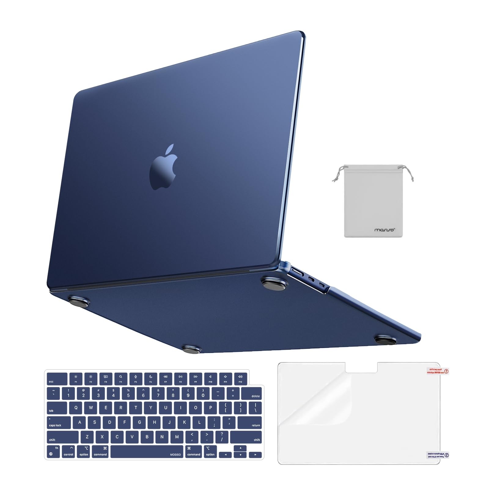 MOSISO Compatible with MacBook Air 13 inch, 12 x 8.5 inches, Midnight Clear