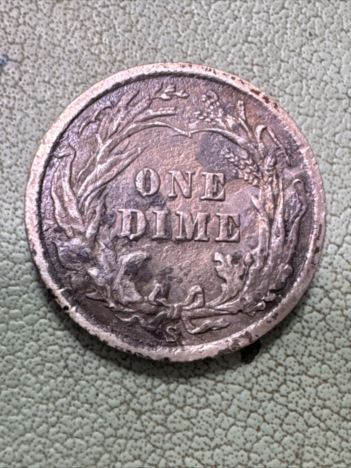 1905 S Barber Dime 10c Nice Original Toned