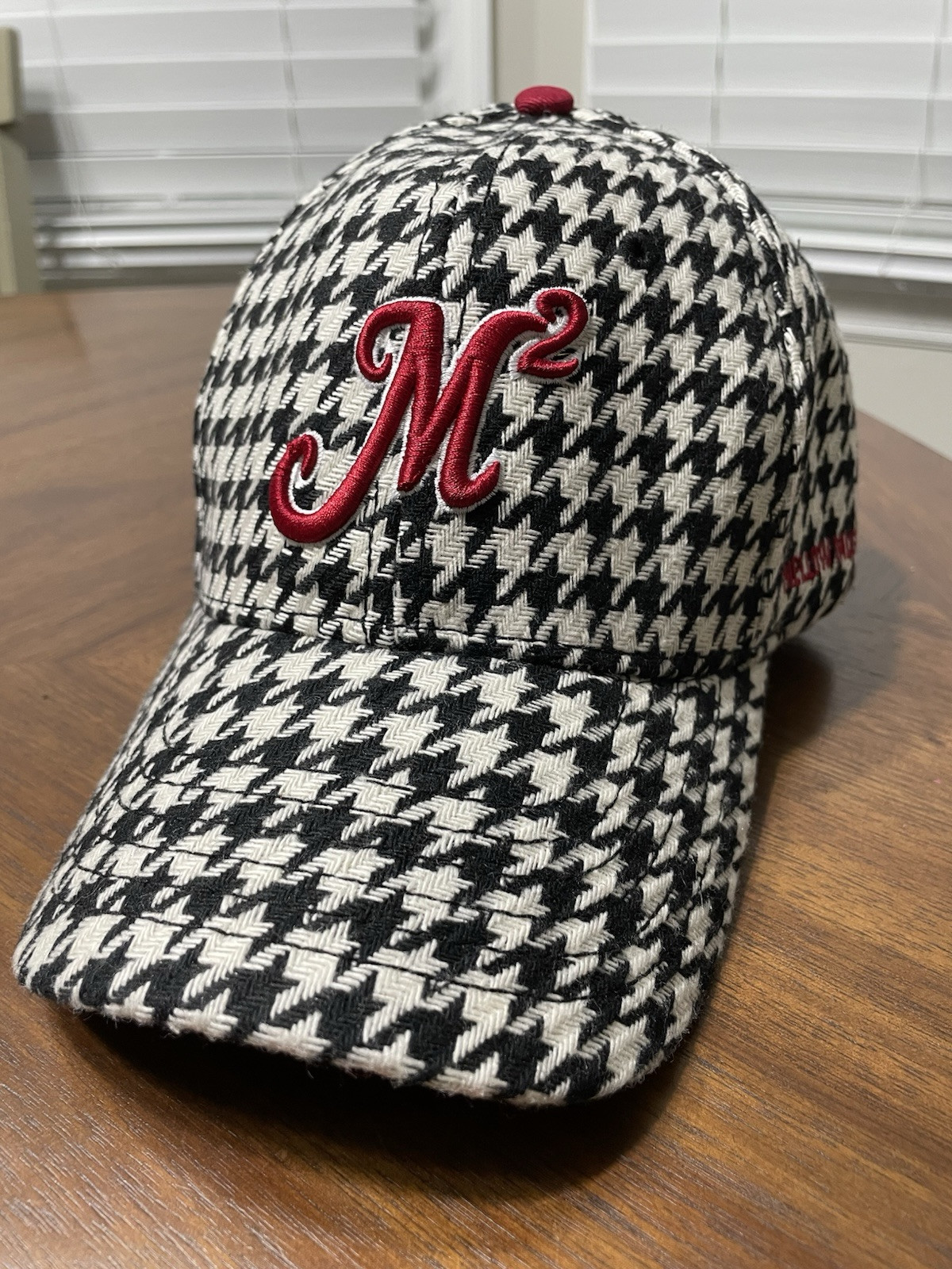 Houndstooth Vintage M2 Mellow Mushroom Tuscaloosa AL Baseball Hat One Size New