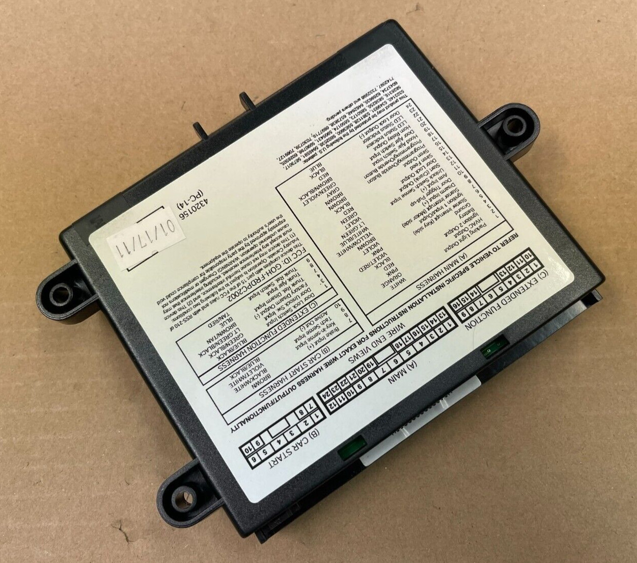 NEW OEM FORD Code Remote Start Module AL2J-19G367-AA AL2Z-19G367-AA H63DG