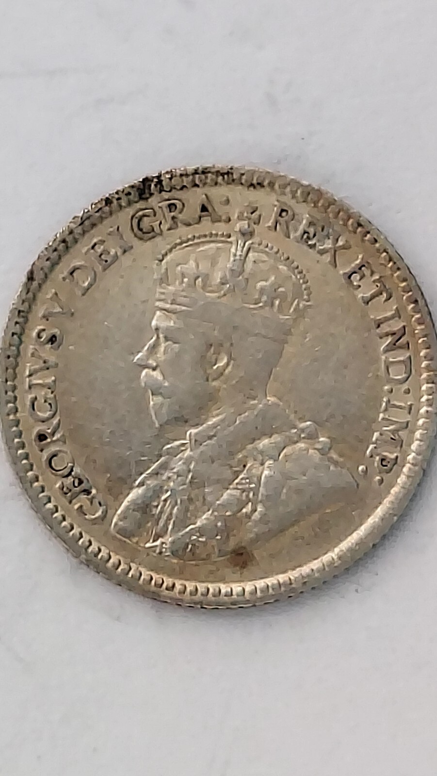 1912 Canada 5 Cent Silver, George V (#2)