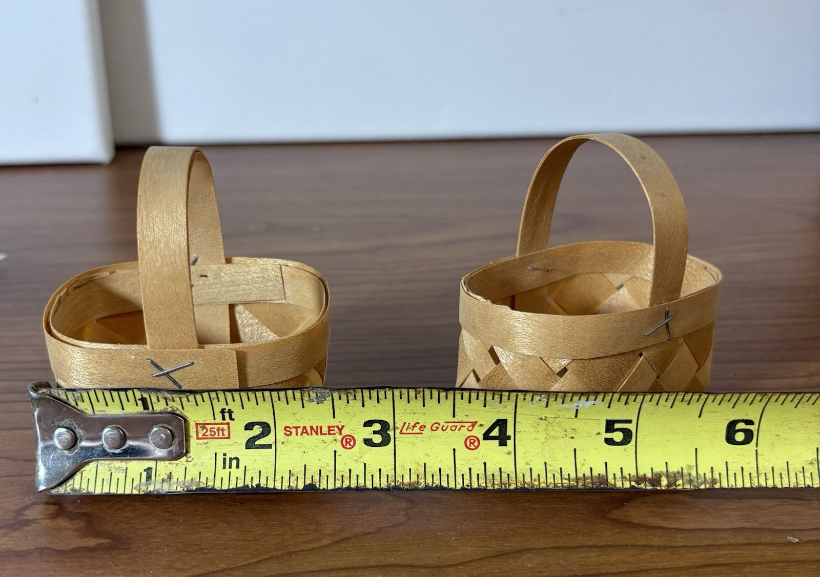 2 Tiny Woven Baskets