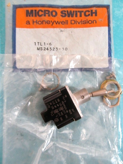Micro Switch HONEYWELL 1 TL 1-6 Toggle Switch MS24523-30 NEW