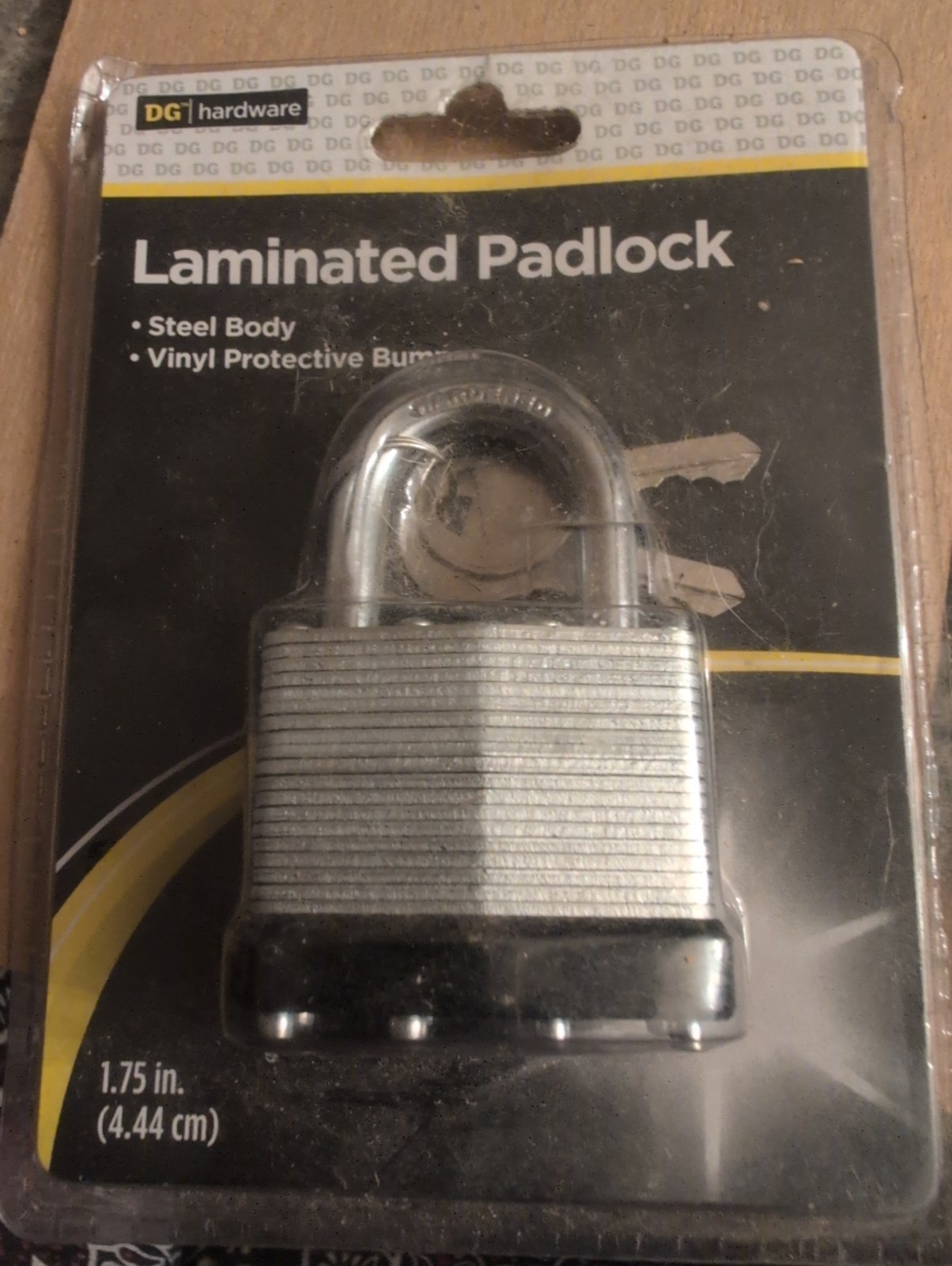 Dollar General Laminated Padlock Brand New
