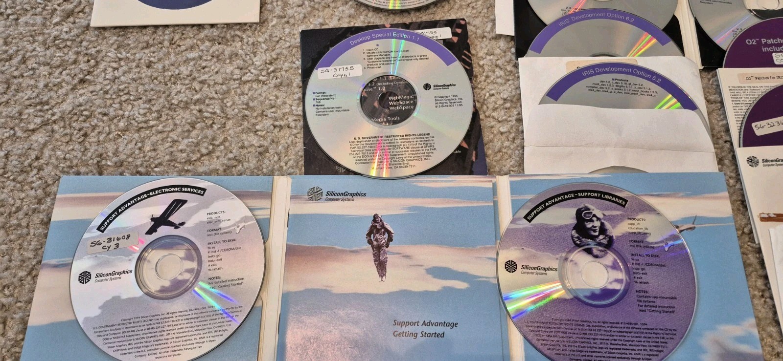 SGI Silicon Graphics IRIX Software Lot #3 , Untested