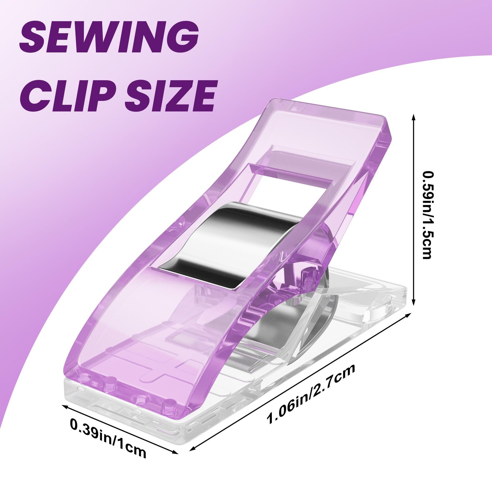 Bofoho 100PCS Sewing Clips with Storage Box – Strong Grip, No Small, 100pcs