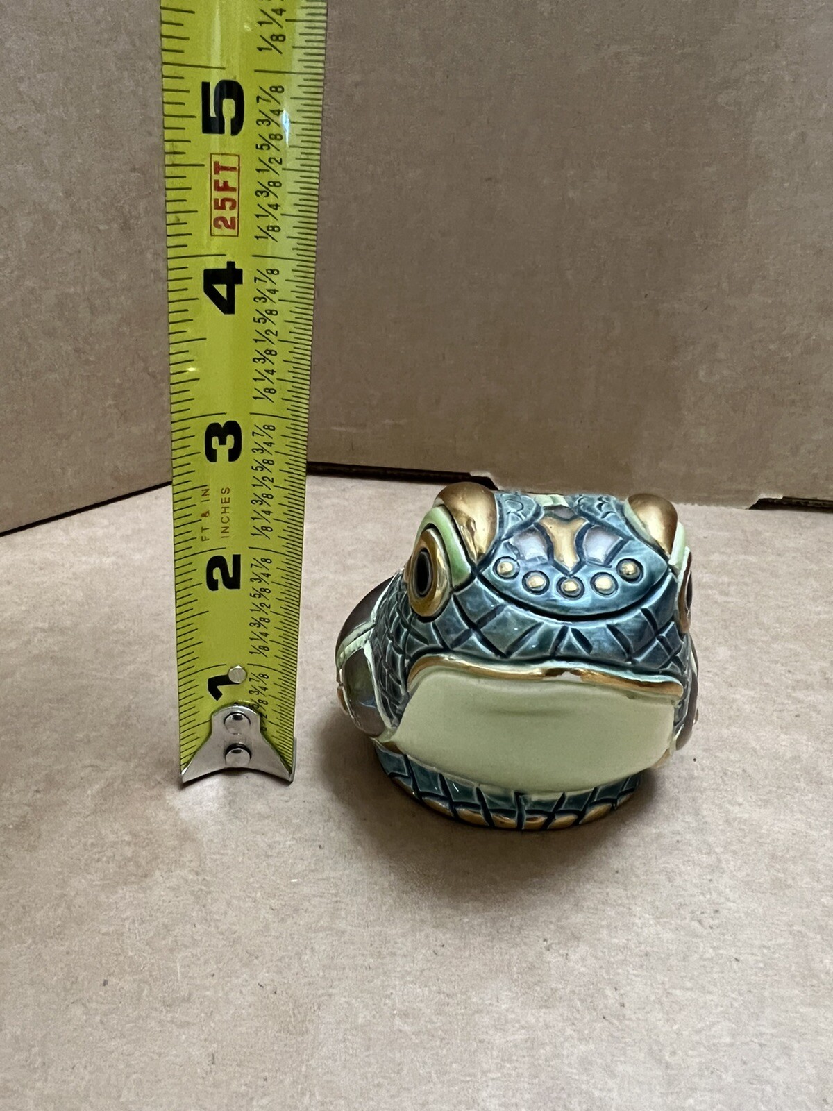Rinconada Silver 2000 Anniversary Toad 731 Figurine piece RARE: Minor Chips
