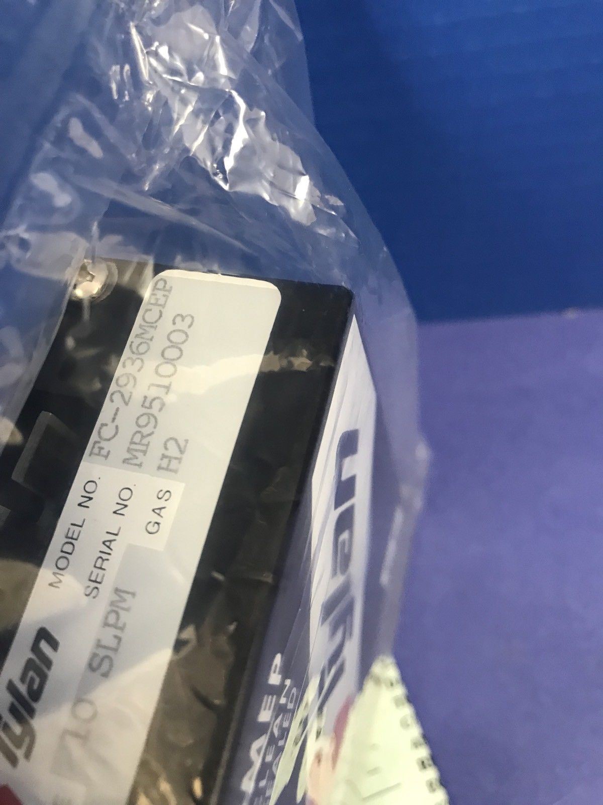 Tylan 2936MEP MFC Mass Flow Controller H2, 10 SLPM, Rfrb