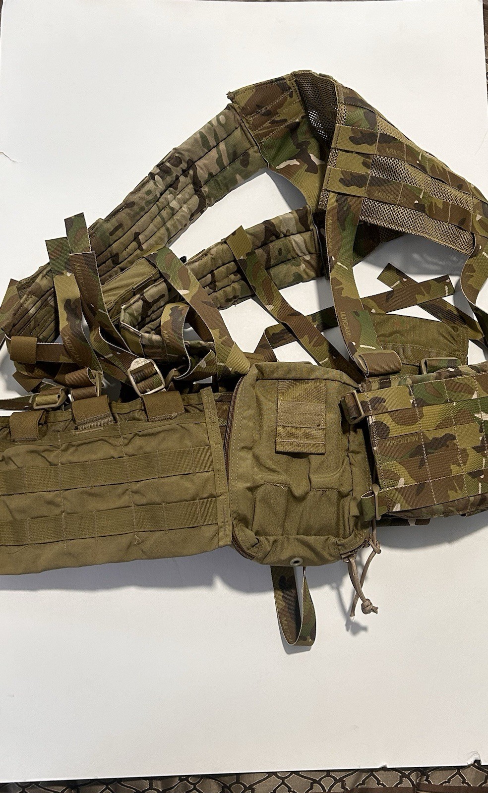 Eagle Industries Multicam H-Harnrss Split Front Chest Rig w/Pouches