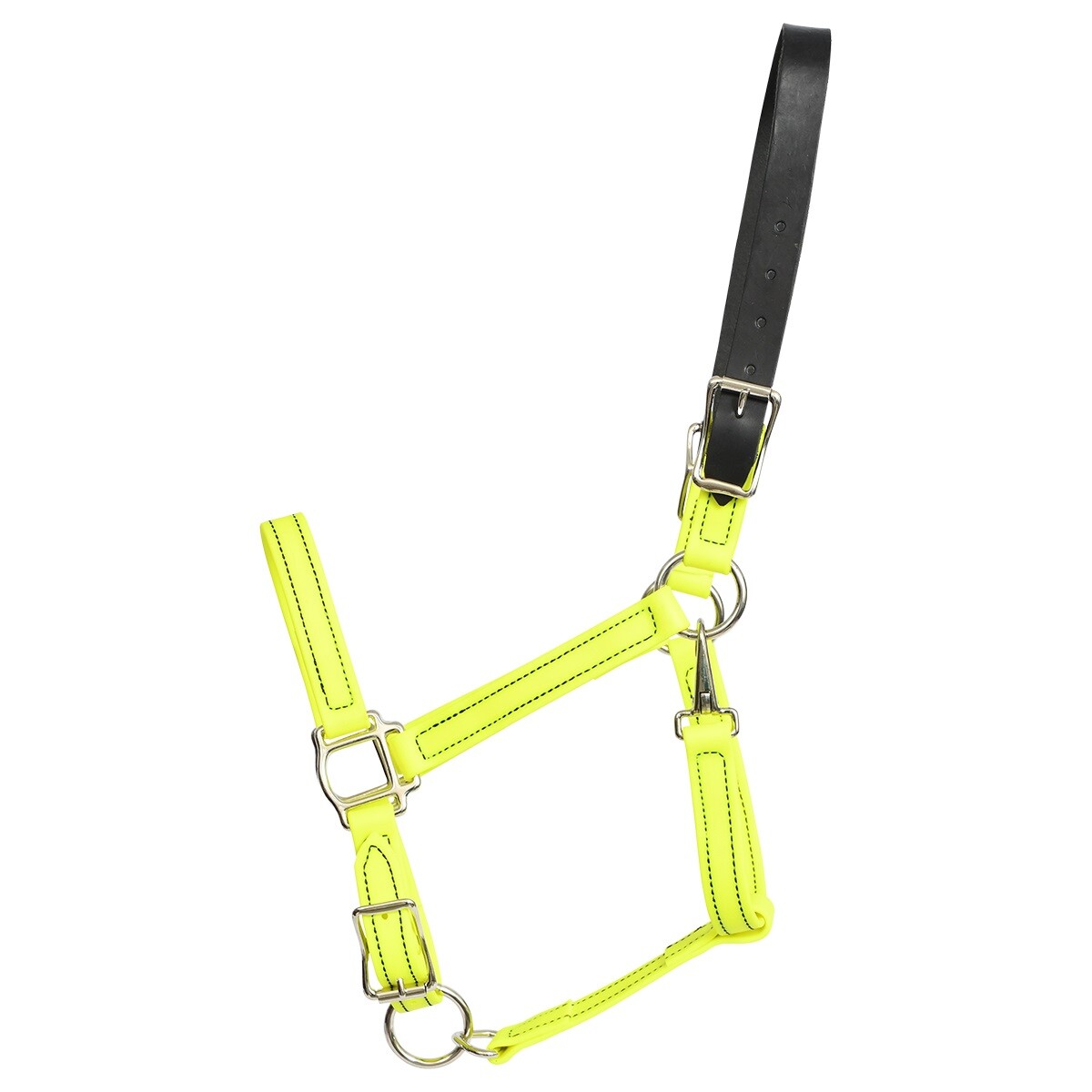 HORSE SIZE- READY MADE - Safety Yellow TURNOUT HALTER Made from BETA BIOTHANE