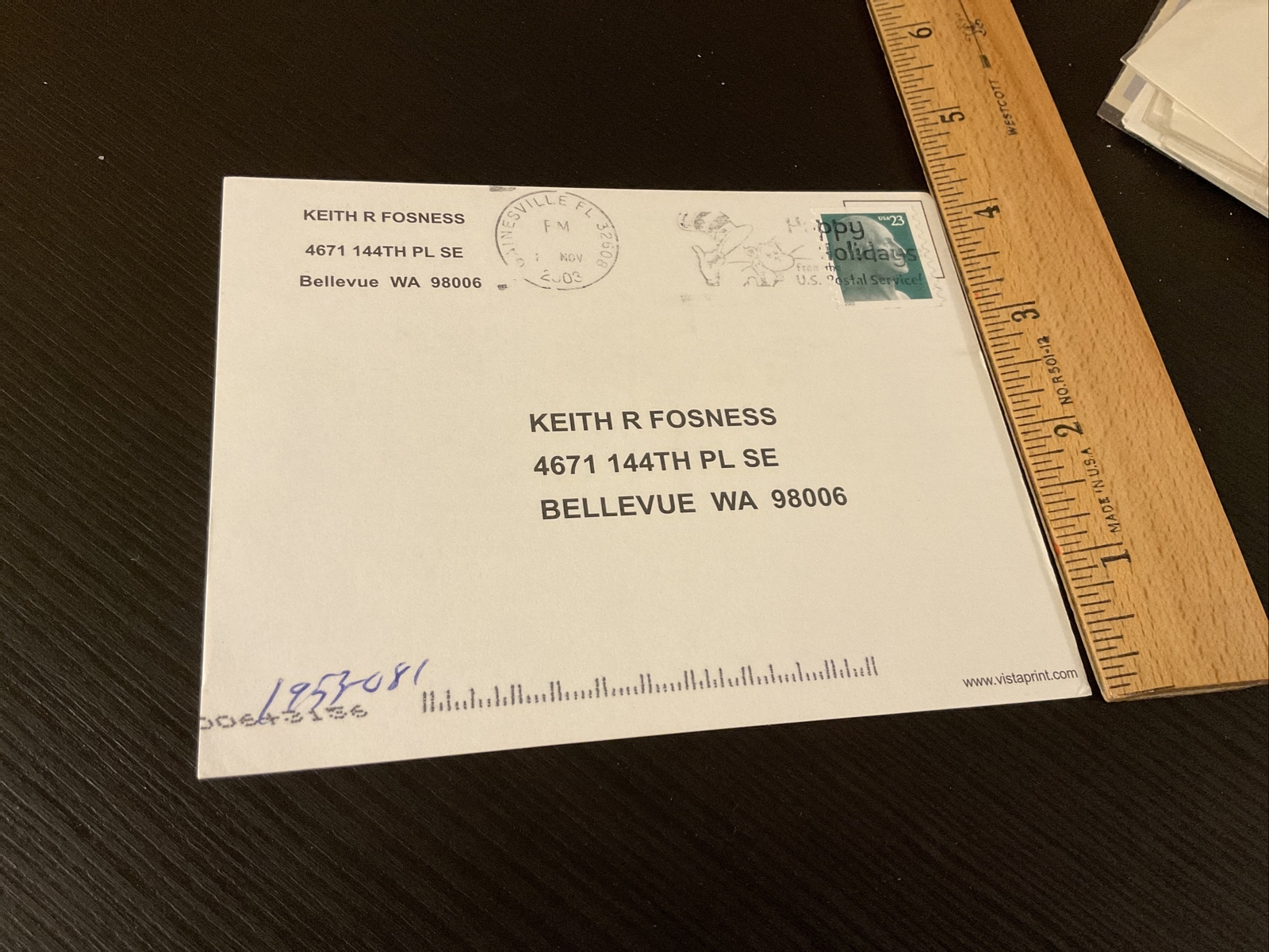 Art Schult (d. 2014) signed autograph auto Card