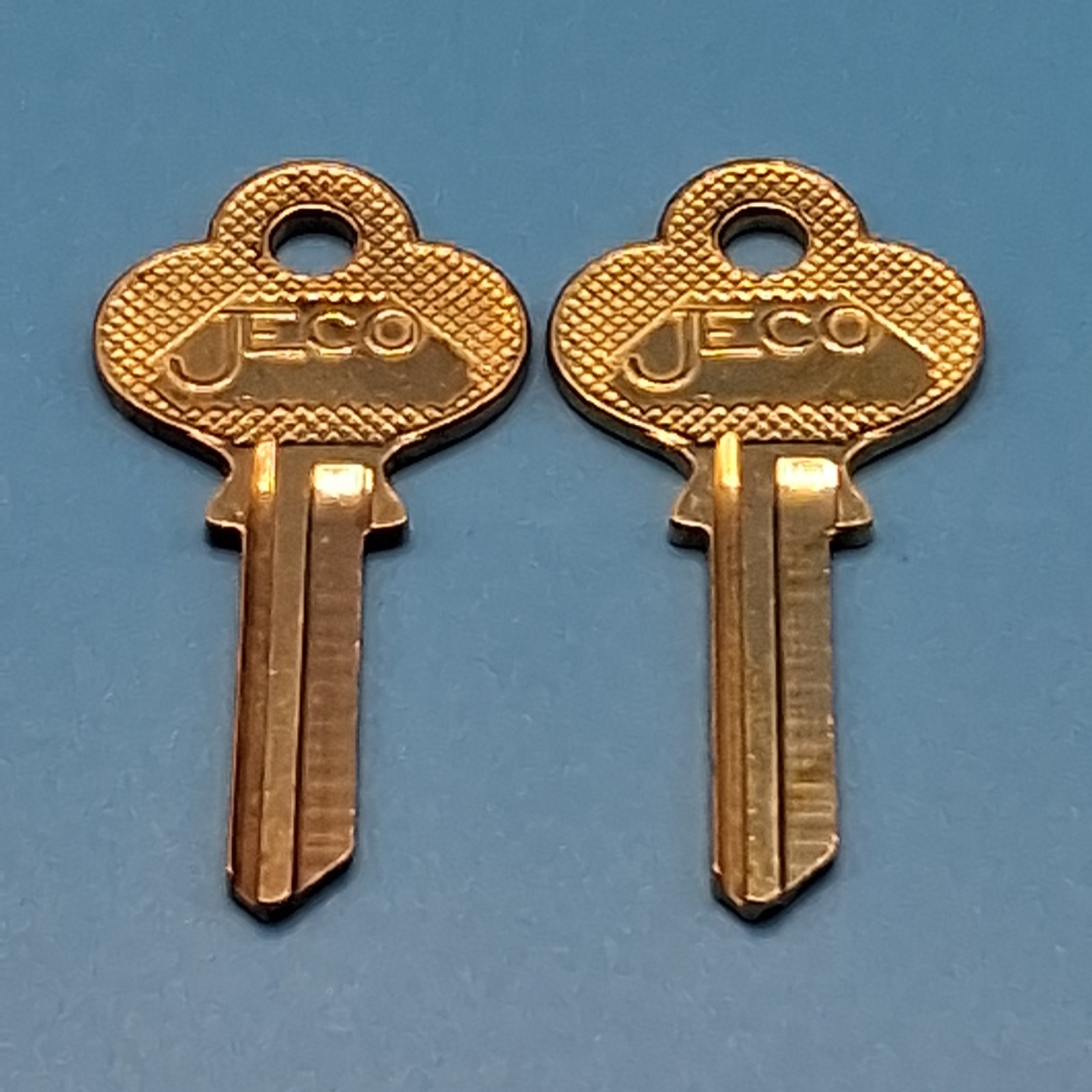 Vintage JECO C09 Key Blanks Lot Of 2 Cleveland Ohio USA NOS Locksmith