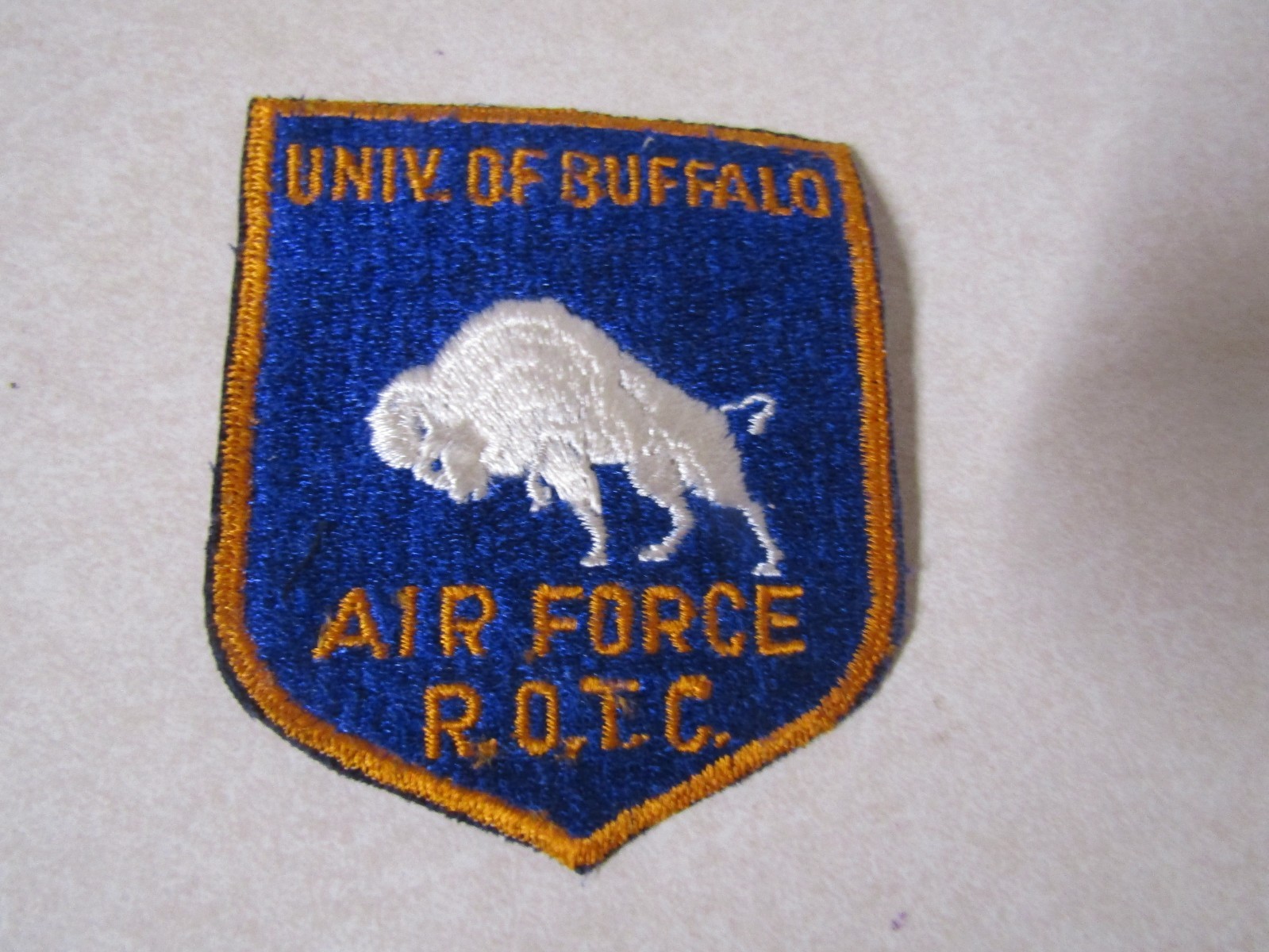 MILITARY PATCH UNIVERSITY OF BUFFALO NEW YORK AIR FORCE ROTC