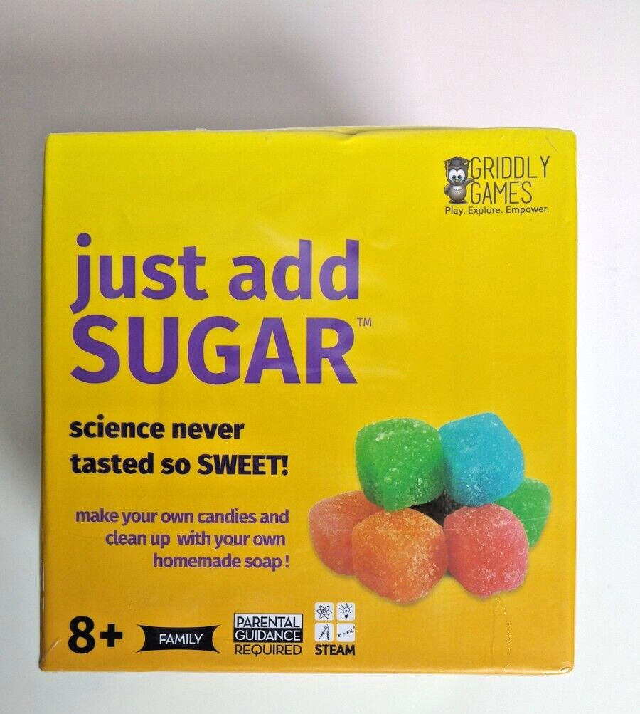 Just Add Sugar Organic Science Art Kit Make Candies Soap STEM Kit NEW SEALED
