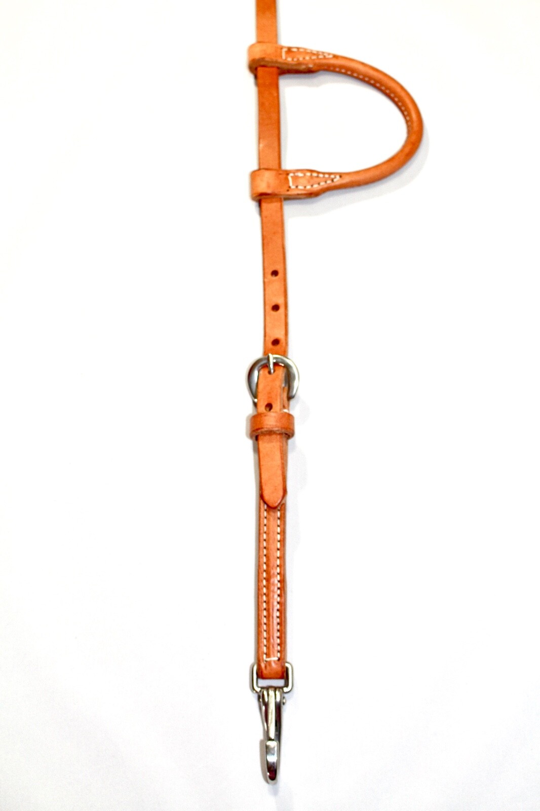 FS Tack Hermann Oak Harness Leather Rolled Sliding One Ear Headstall Snap Ends