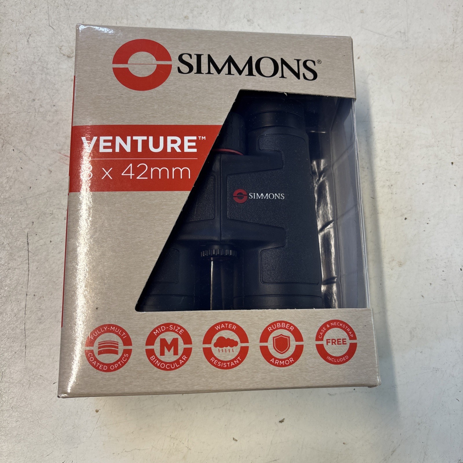 Simmons Venture 8x 42 mm Binocular 897842R.NEW IN BOX. P  0412