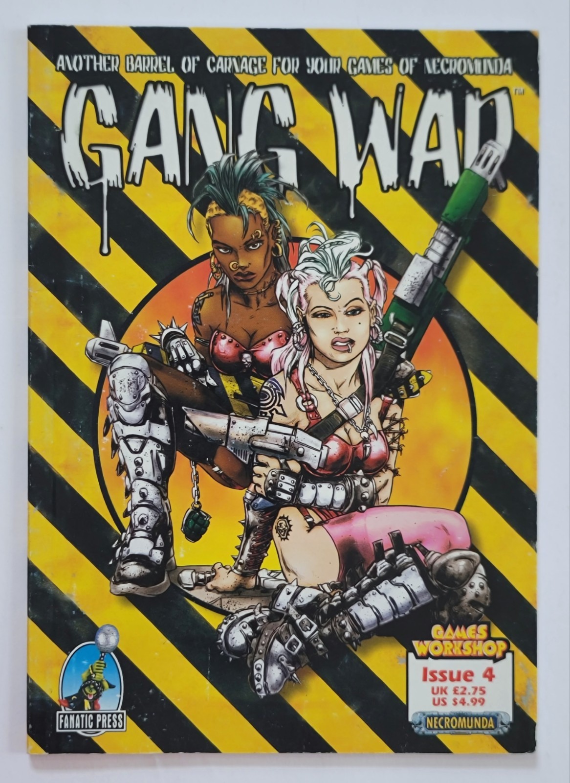 GANG WAR MAGAZINE Issue 4 Necromunda 1995 N95 Warhammer 40k Chapter Approved