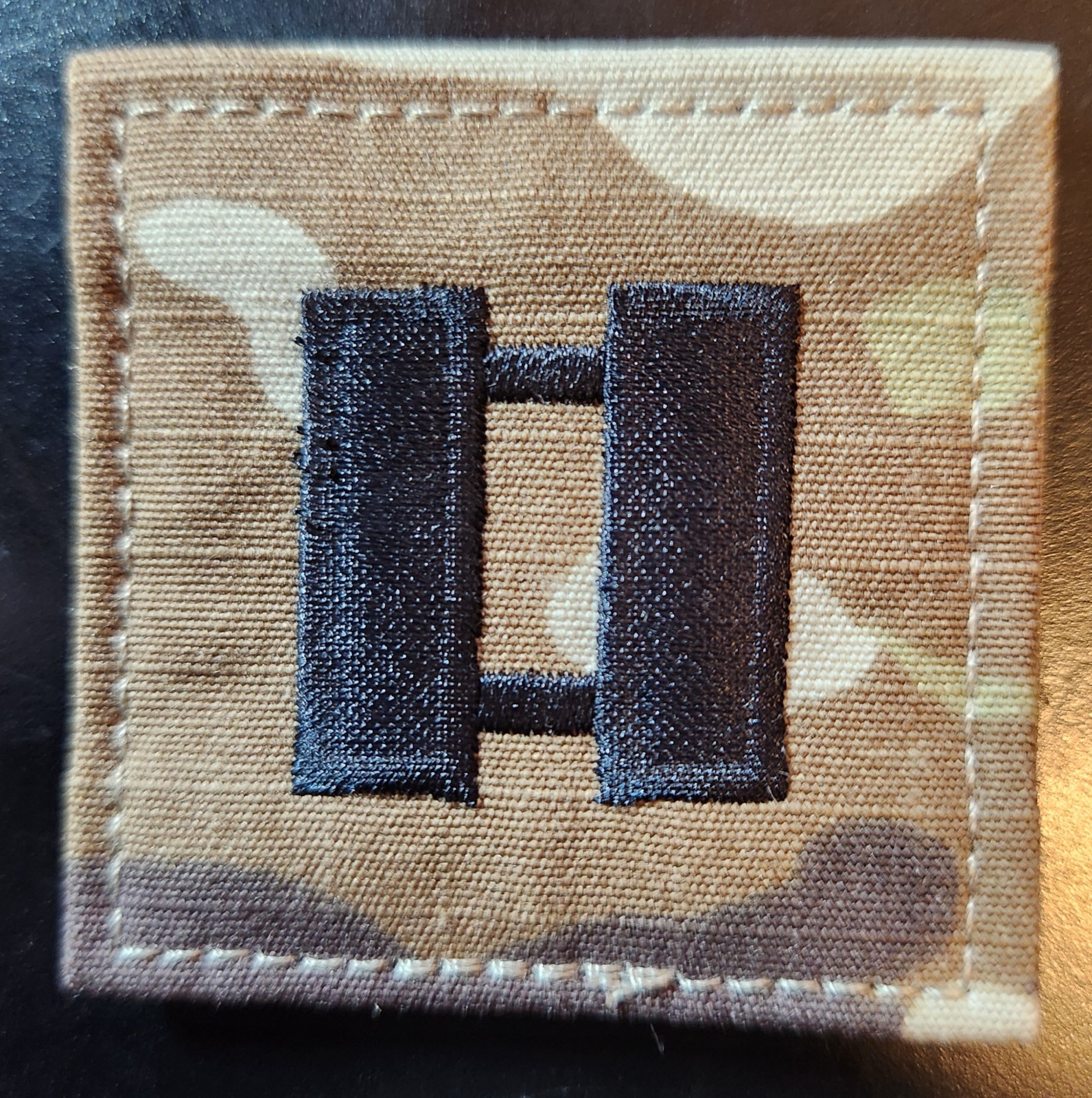 Captain (CPT) OCP Rank Patch - Hook Fastener - Army Combat Uniform (ACU)