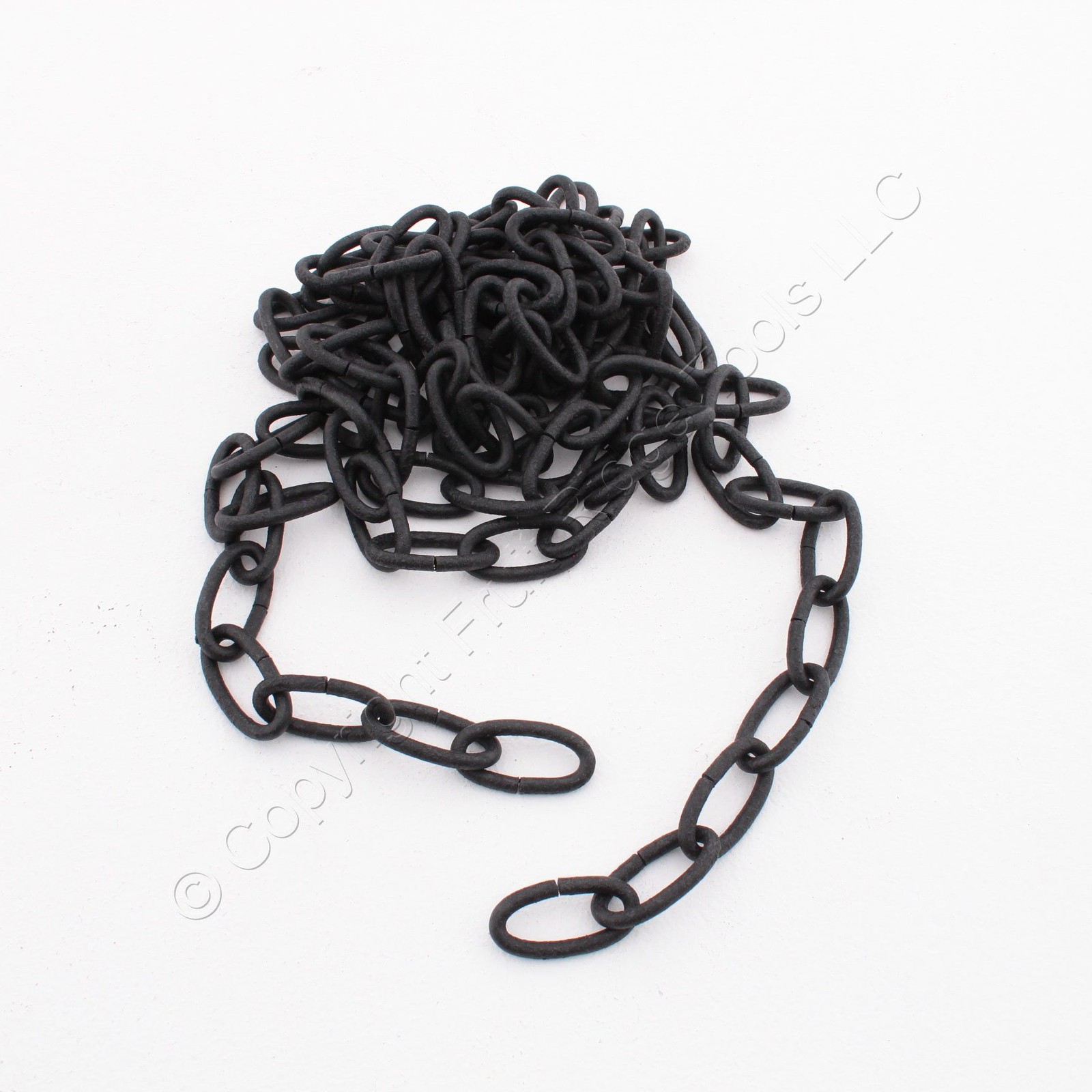 Capital Lighting Fixture 120" Replacement Connecting Links Black Chain CH40BIX10
