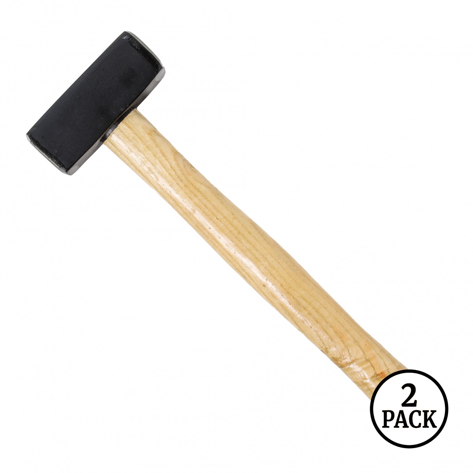 2 Pack 10" Stone Carving Hammer Hardened Steel Mallet for Masonry
