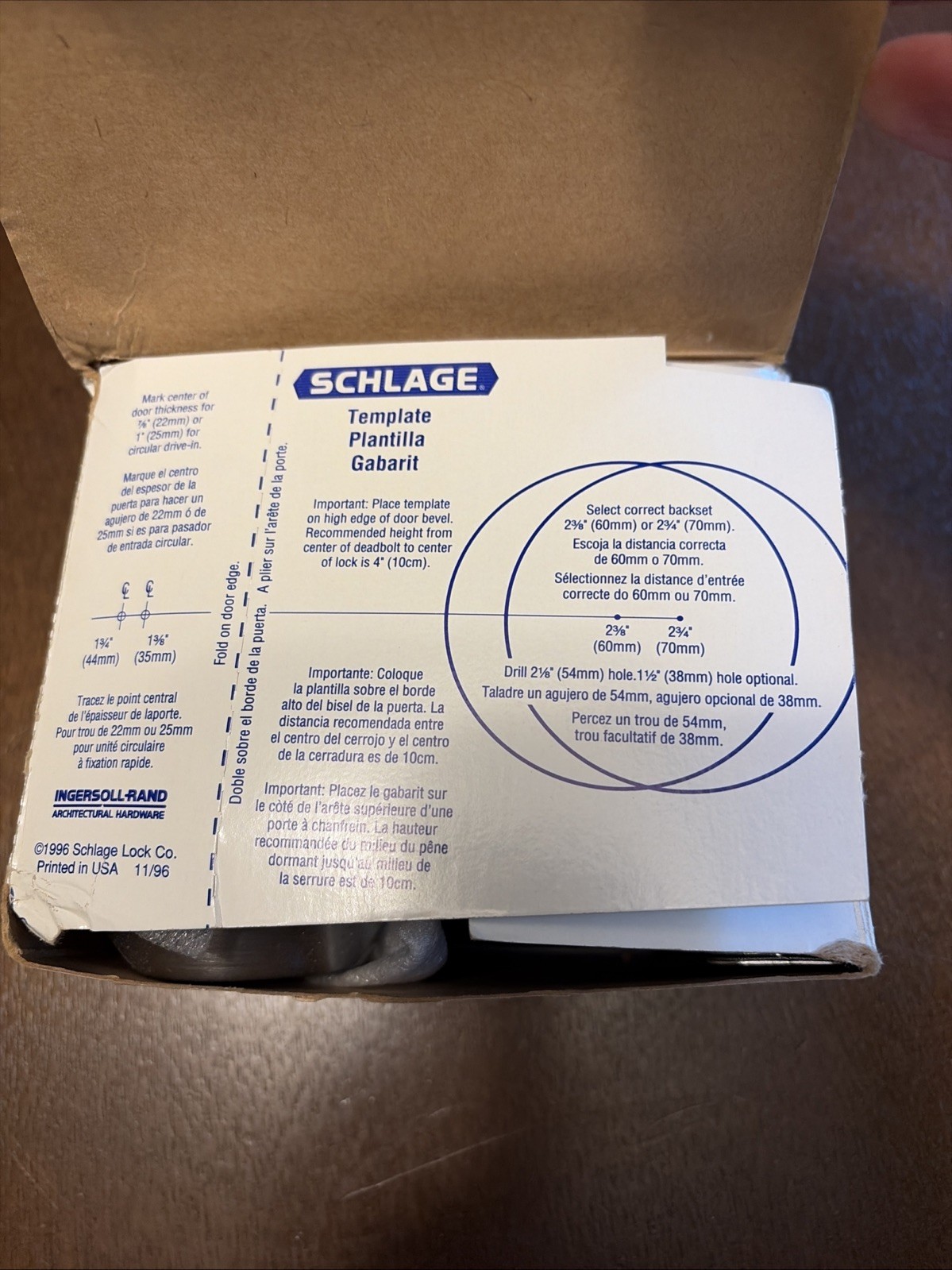 Schlage Maximum Security Deadbolt Lock Kit Universal