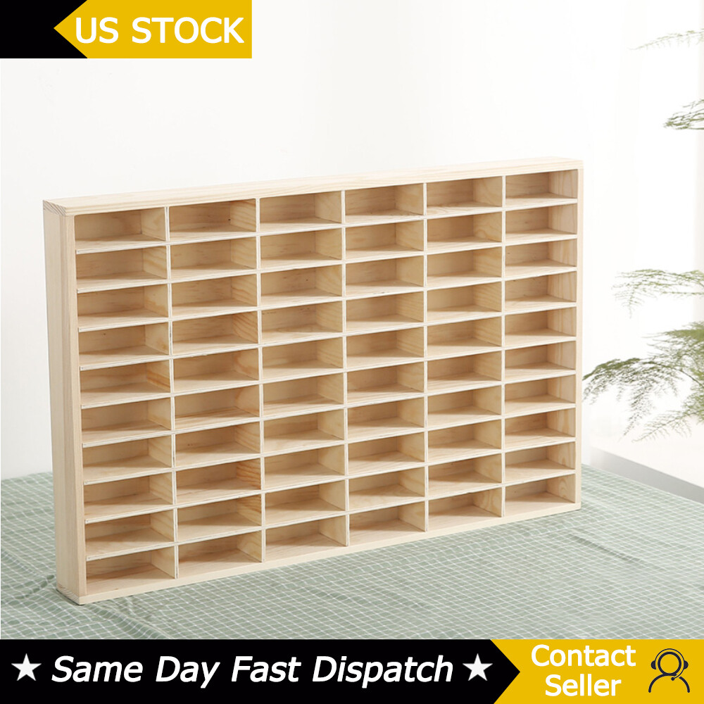 60Grid for Hot Wheels Diecast Car Matchbox Display Case Storage Box Wall Hanging