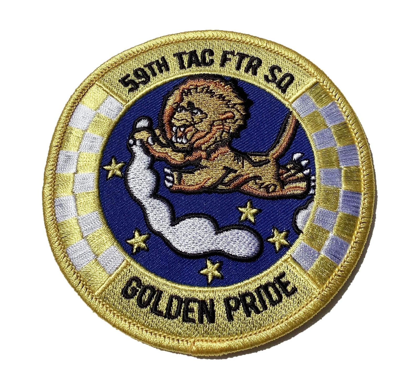 59th Tactical Fighter Squadron GOLDEN PRIDE Patch - Sew On