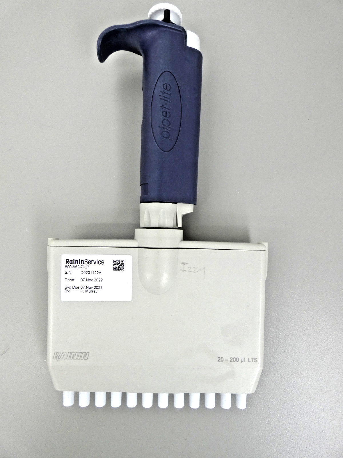 Rainin 12 Channel Pipette,  20-20 uL, LTS, Pipet-Lite