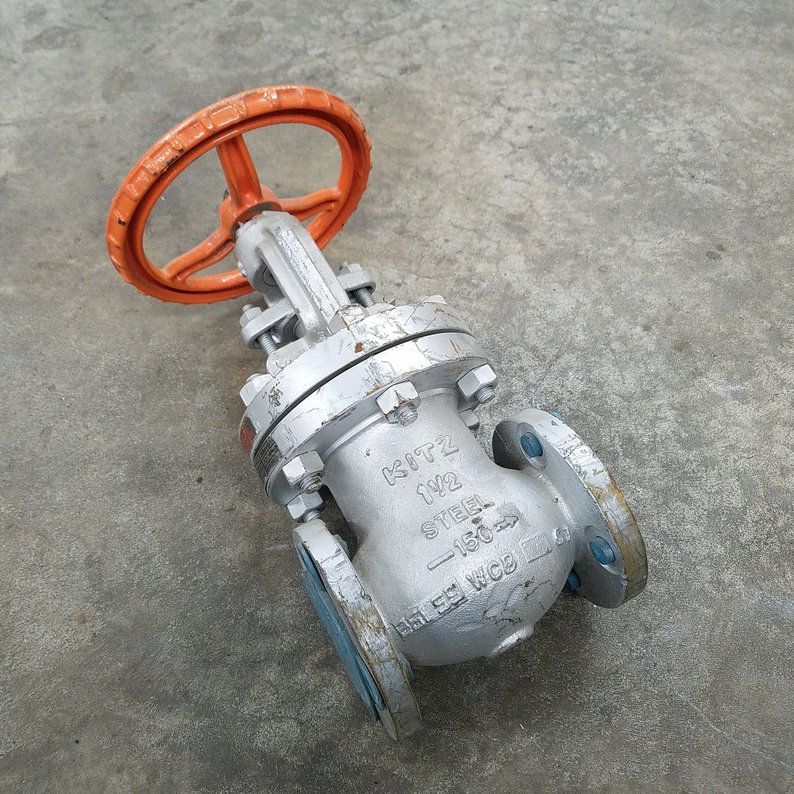 Kitz 150 SCJS 1-1/2" Globe Valve, WCB Body, CR13 Disc, CR13 Stem, 150 Class