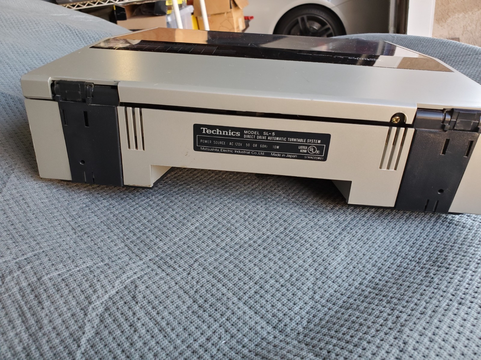 Technics SL-5 Direct Drive Automatic Turntable System Working See Video
