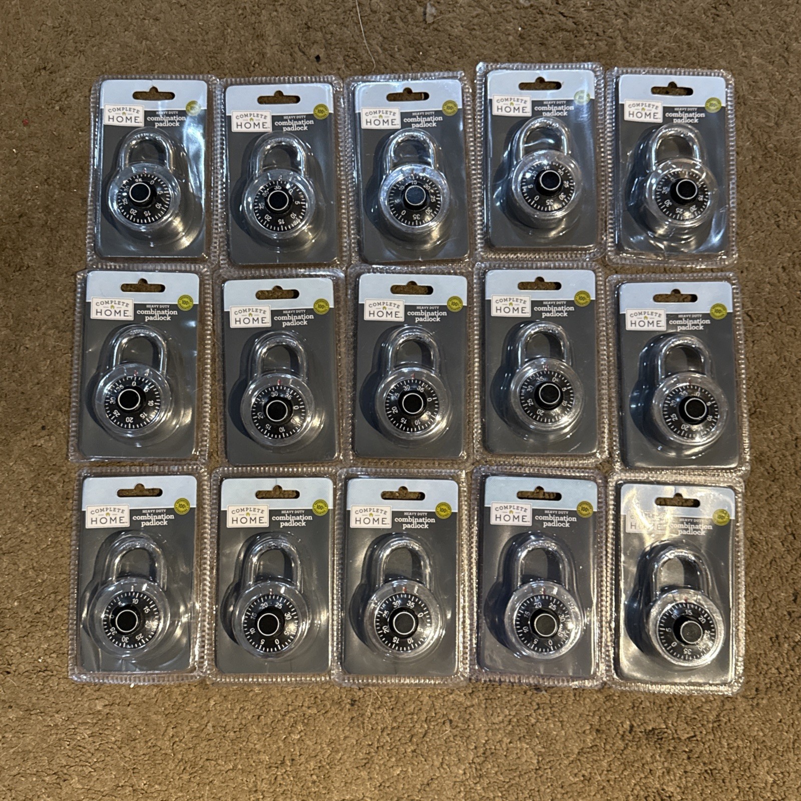 Lot Of 15 Combination Padlocks