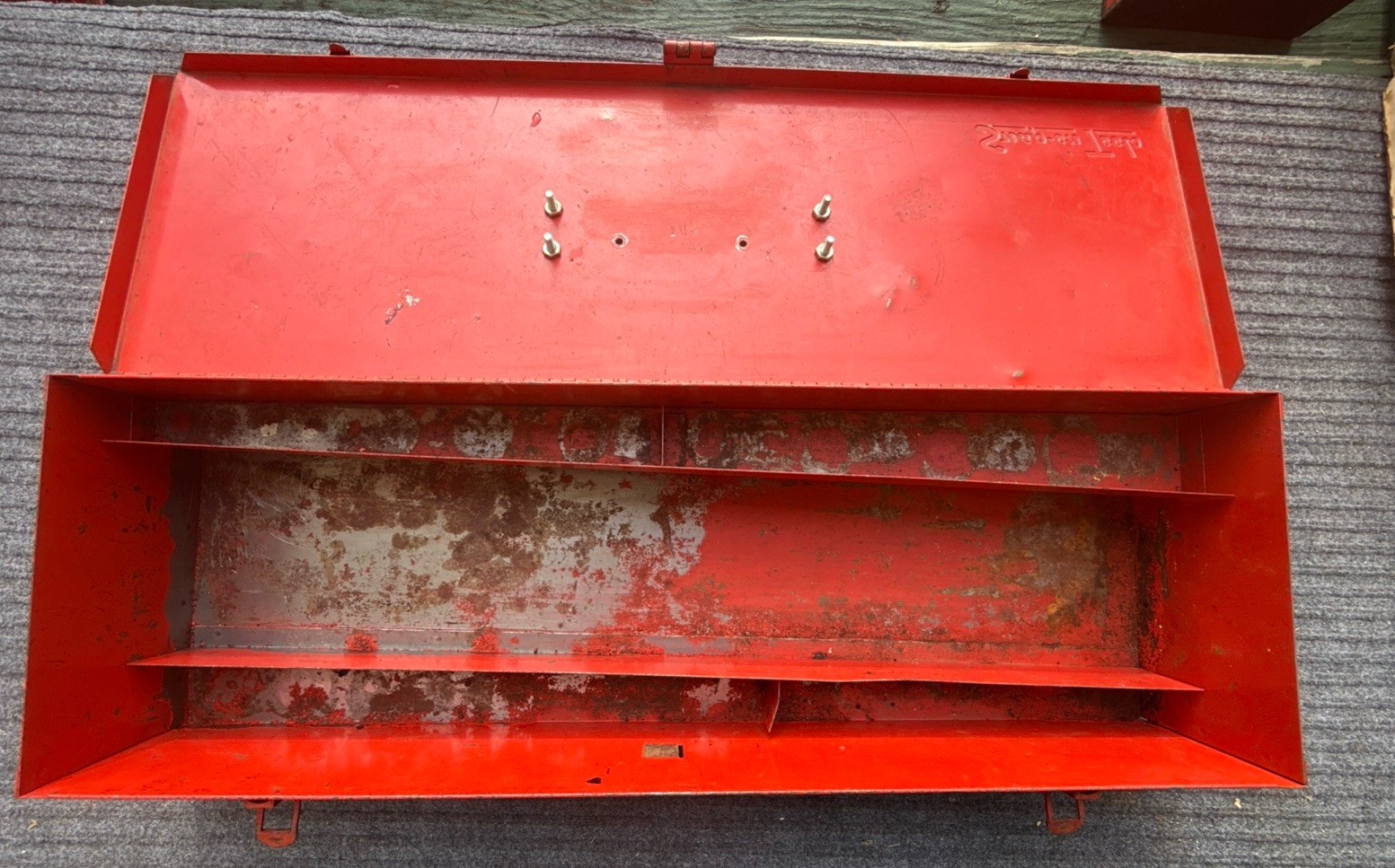 Vintage Snap-On Tool Box for Socket Set KRA 280 Date Code 72 KRA-280