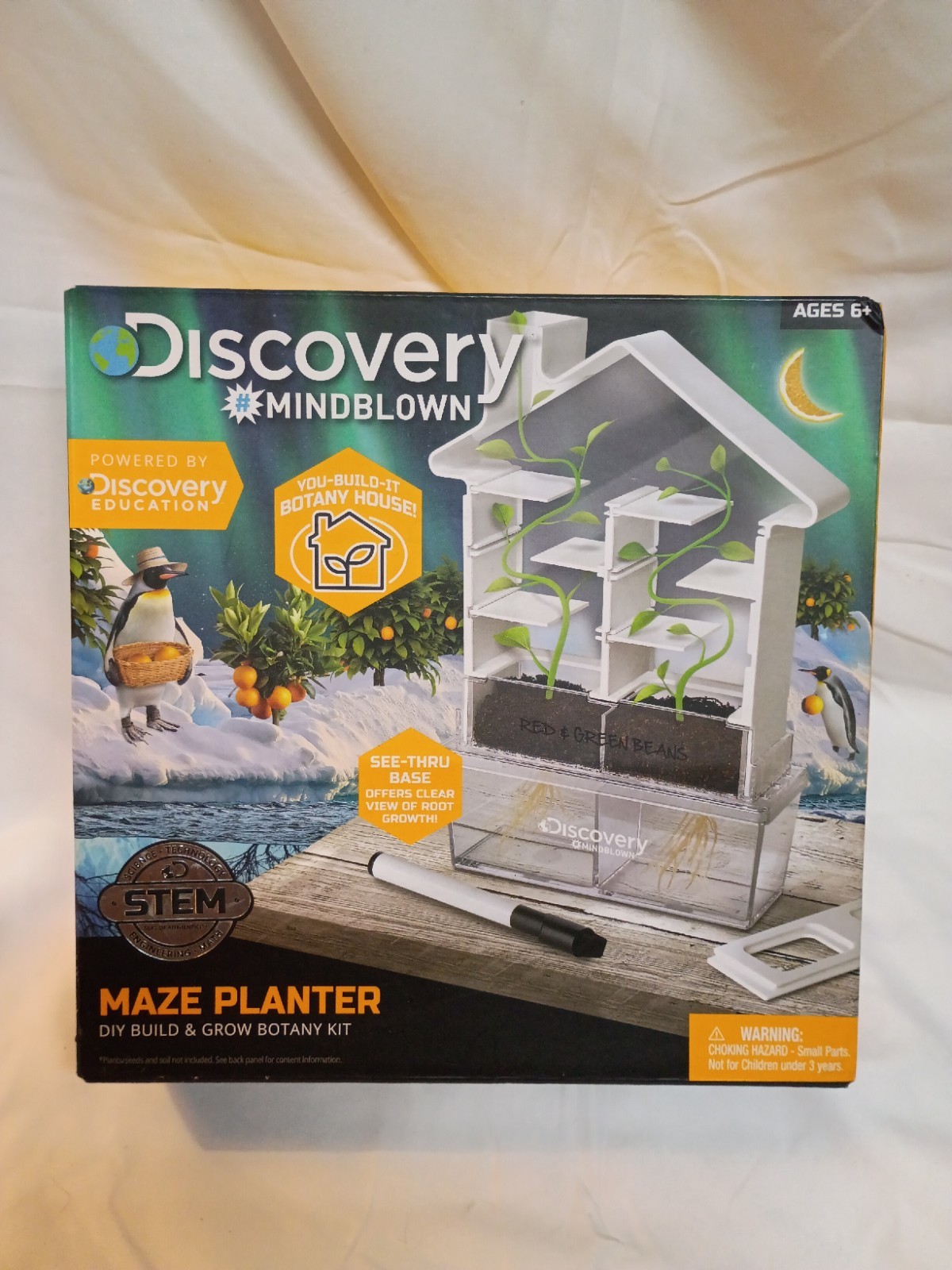 Discovery Botany House Build & Grow Mindblown Maze Planter Science Engineering