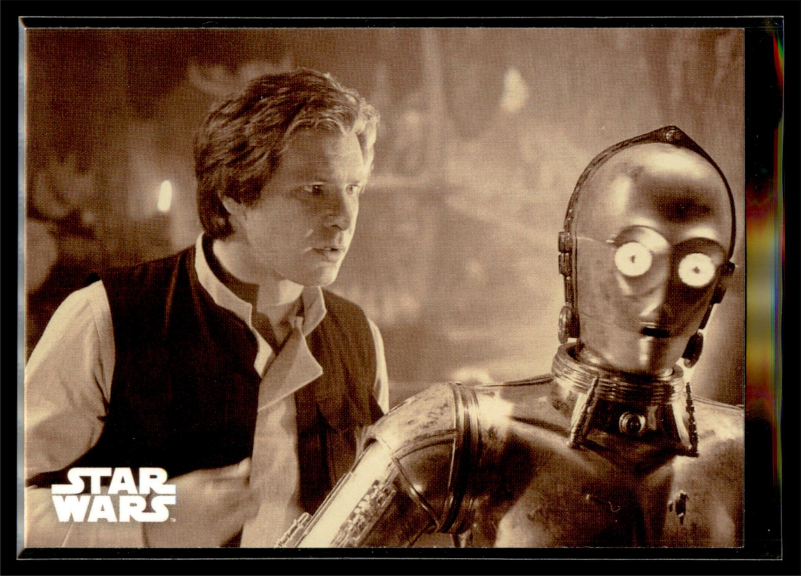 2020 Topps Star Wars ROTJ Black & White SEPIA #82 Impatient Demands