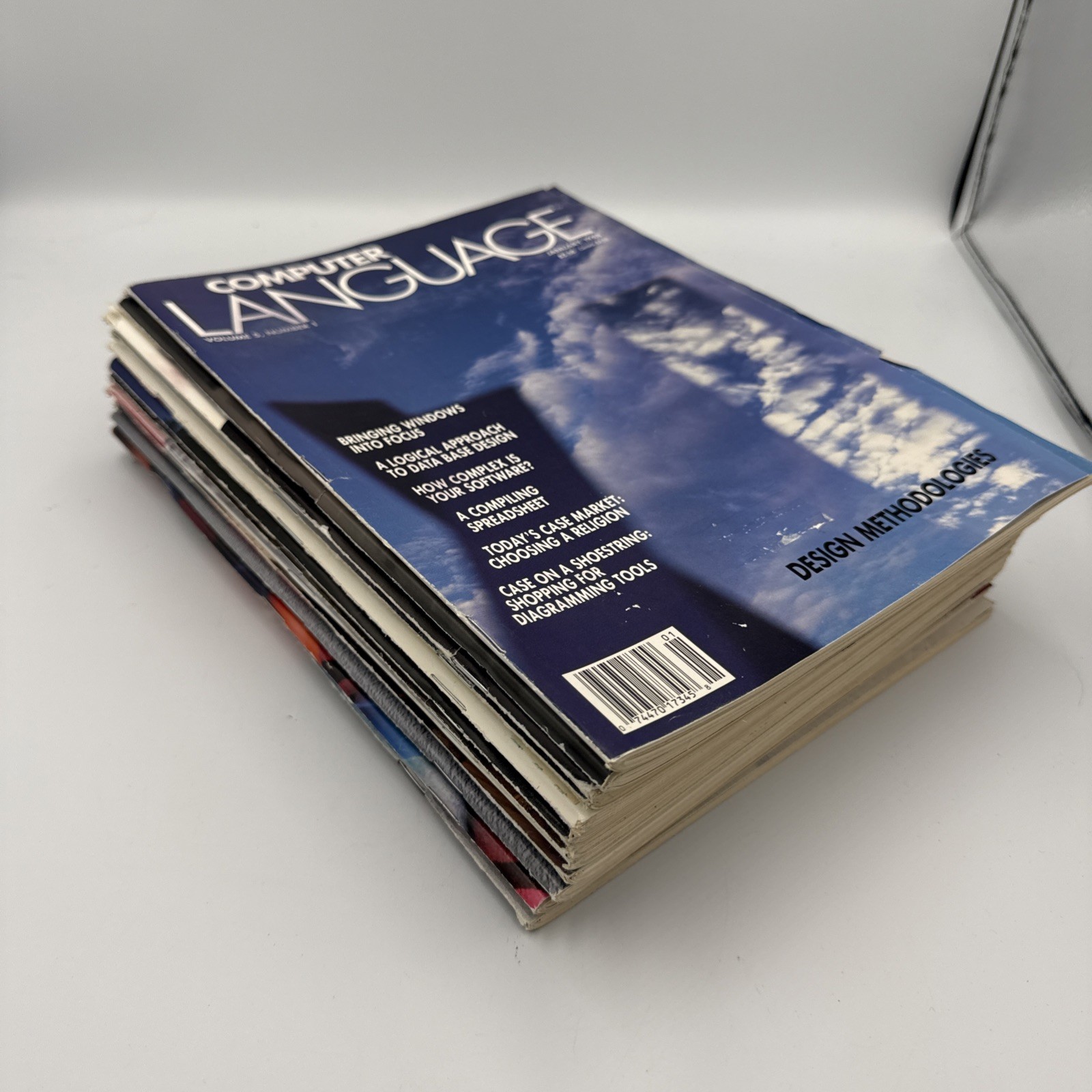 Lot Of 12 Vol 5 Complete Set 1988 Computer Language Magazines *RARE*